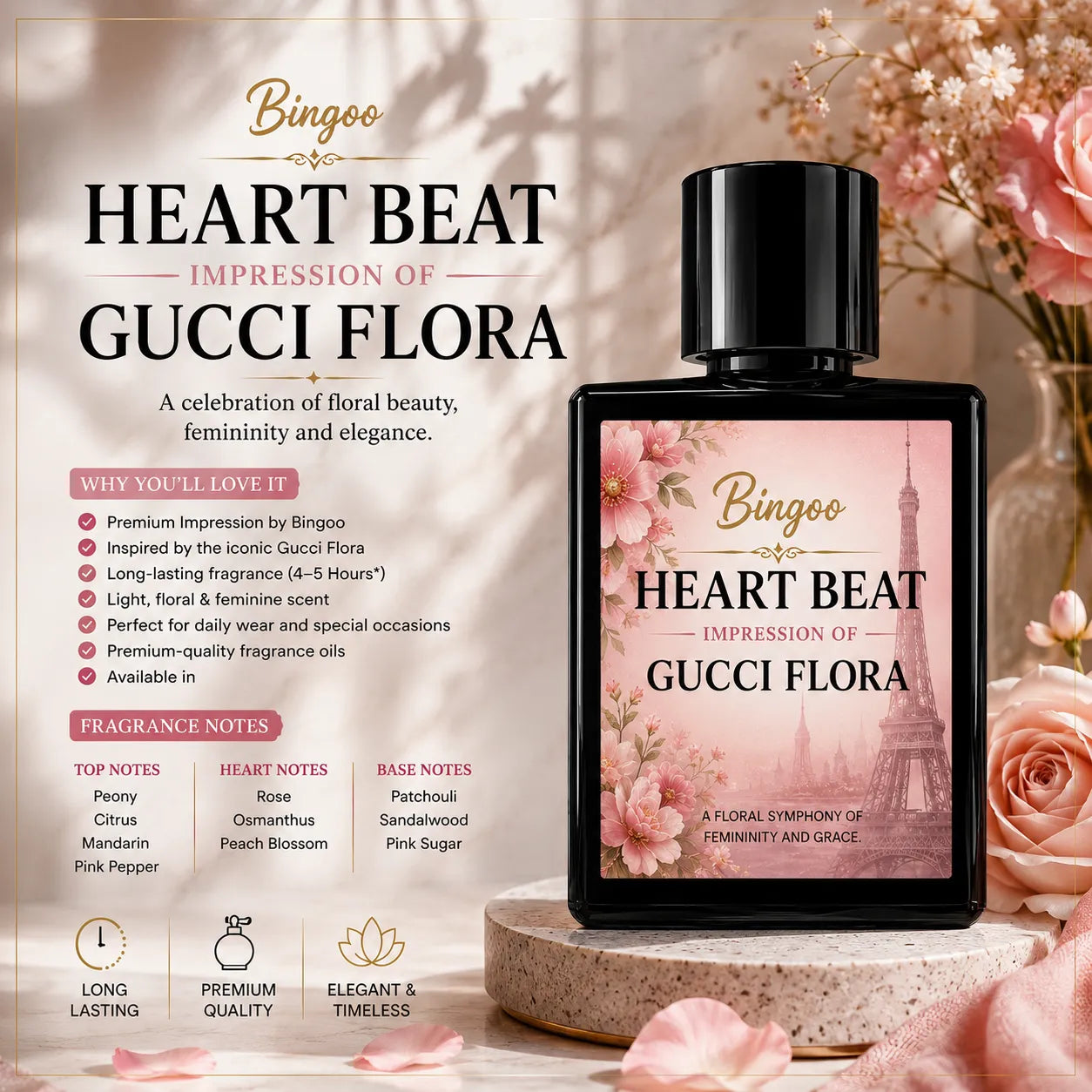 HEART BEAT - IMPRESSION OF GUCCI FLORA
