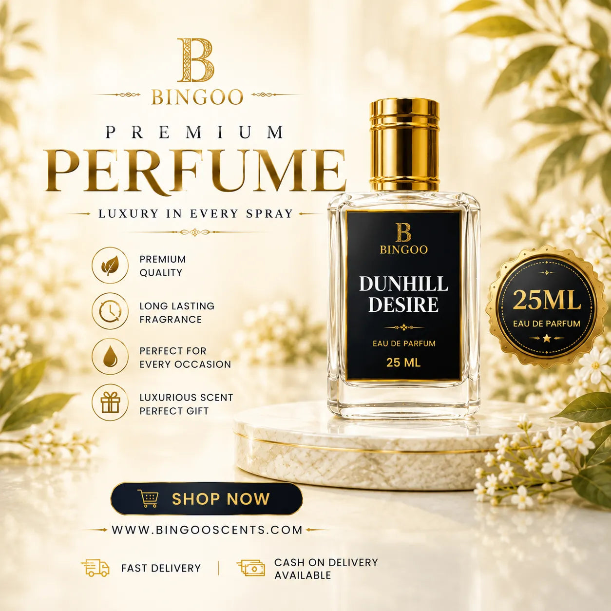 Perfume Tester Dunhill Desire 25ML