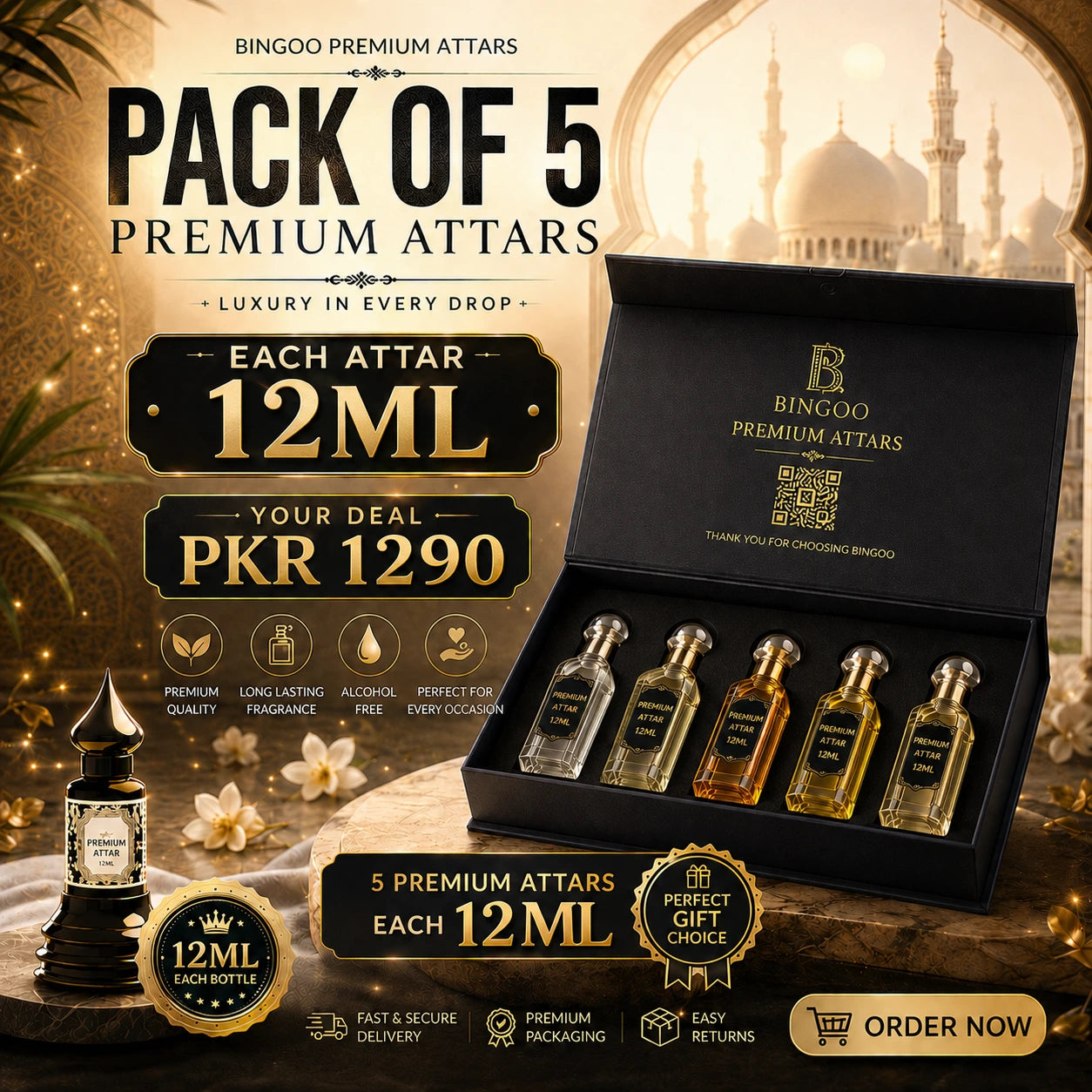 BINGOO BRANDED ATTAR 12ML
