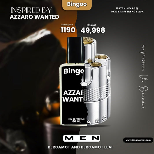 𝐈𝐍𝐒𝐏𝐈𝐑𝐄𝐃 𝐁𝐘 𝐀𝐙𝐙𝐀𝐑𝐎 𝐖𝐀𝐍𝐓𝐄𝐃 BINGOO 60ML 