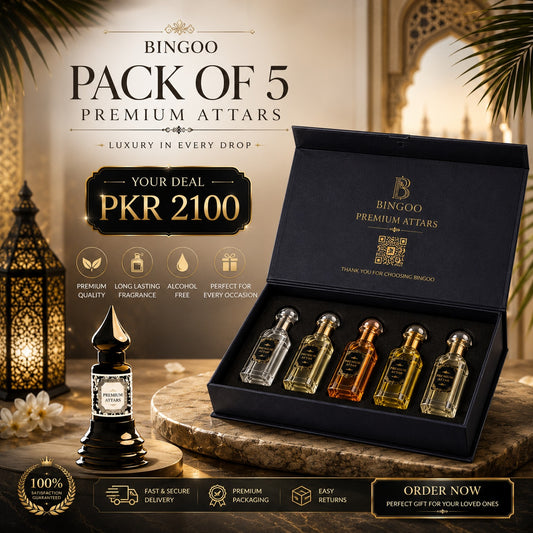 PACK OF 5 PREMIUM ATTARS 12ML