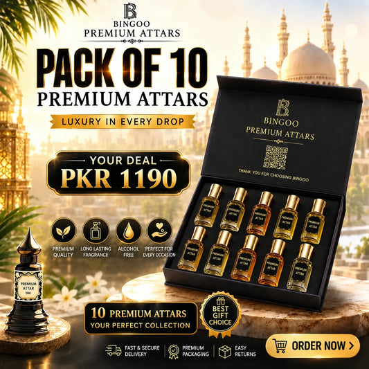 Bingoo 10 Premium Attars - FREE DELIVERY NATIONWIDE