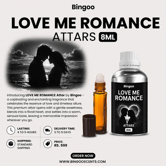 LOVE ME - ROMANCE PERFUME OIL - ATTARS 8ML