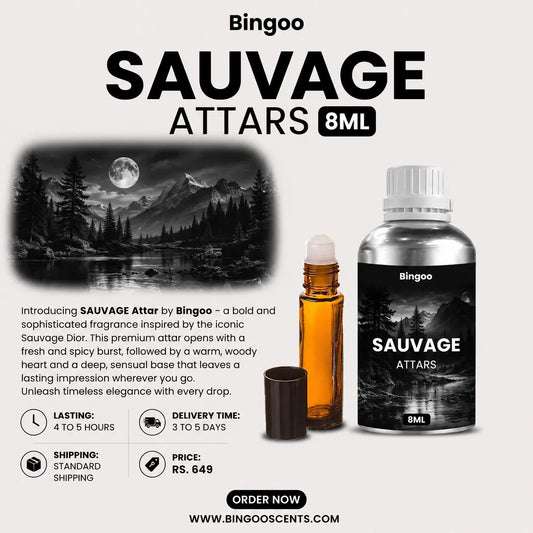 SAUVAGE DIOR PERFUME OIL - ATTARS 8ML