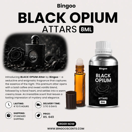 BLACK OPIUM PERFUME OIL - ATTARS 8ML