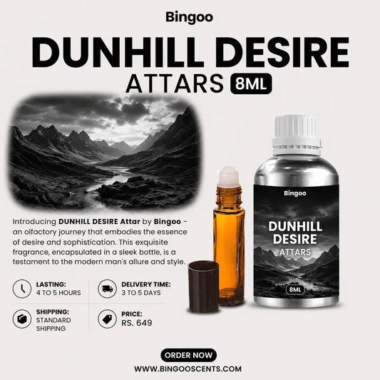 DUNHILLL DESIRE PERFUME OIL - ATTARS 8ML